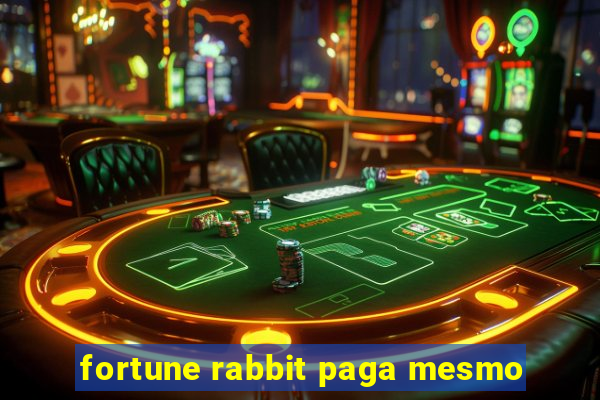 fortune rabbit paga mesmo